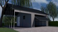 Lagerhalle mit Vordach Stahlgarage Metallgarage XXL Garage NEU Dortmund - Hörde Vorschau