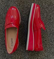 ❤️ Heine Loafer Halbschuhe Damen ungetragen rot 38/39 ❤️ Hannover - Misburg-Anderten Vorschau