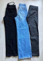 3 Jeans Hosen Gr. S M 164 170 Mädchen NEU blau schwarz Glitzer Sachsen-Anhalt - Magdeburg Vorschau