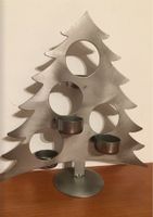 Weihnachten Metall Kerzenständer Tannenbaum Teelichthalter Herzogtum Lauenburg - Schwarzenbek Vorschau