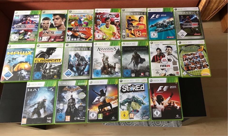 Xbox 360 Spiele 19 Stück in Troisdorf