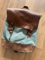 Canvas Leder Rucksack Vintage-Stil / Laptoprucksack München - Ramersdorf-Perlach Vorschau