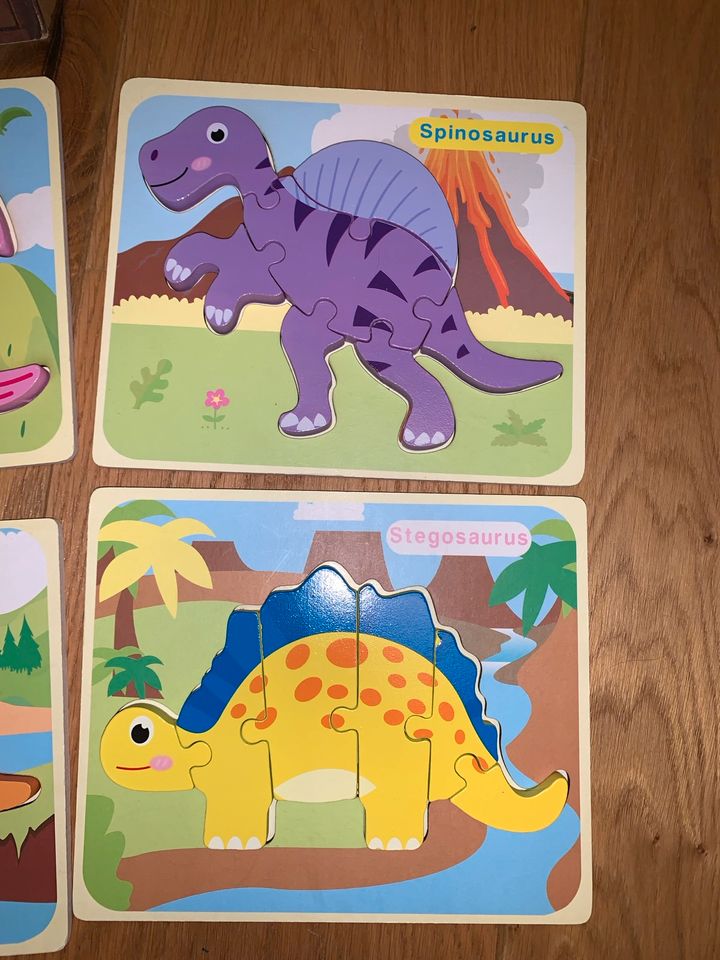 Tolles Holzpuzzle Dinosaurier Brain Teaser in Baiersdorf