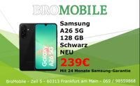 Samsung - A26 5G - 128 GB - Schwarz - Neu Frankfurt am Main - Innenstadt Vorschau