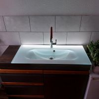 Bad Waschtisch Spühlbecken LED Beleuchtung Sachsen-Anhalt - Halle Vorschau