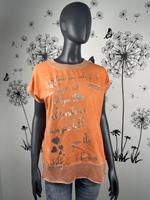 Shirt mit Aufschrift und Knöpfen am Rücken Sachsen - Dohna Vorschau