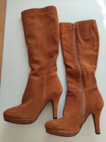 Neu Lederstiefel in Braun Marke 3SUISSES Gr. 37 Hessen - Fulda Vorschau