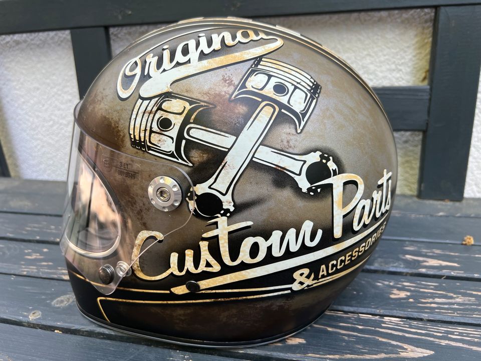 PREMIER Motorradhelm Integralhelm Vintage Retro in Großhansdorf