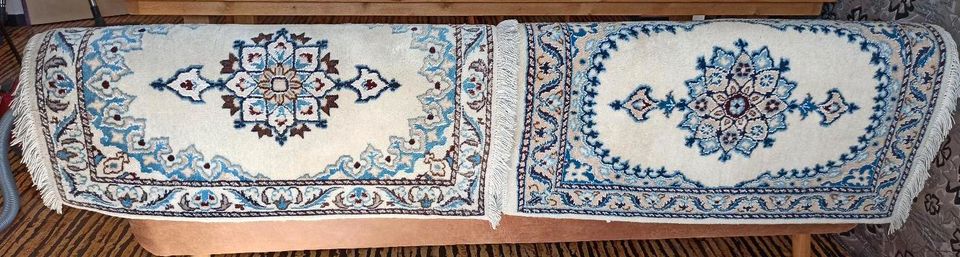 2 x echte Perser Teppich Brücke Läufer ca. 90x60 blau beige braun in Gelsenkirchen