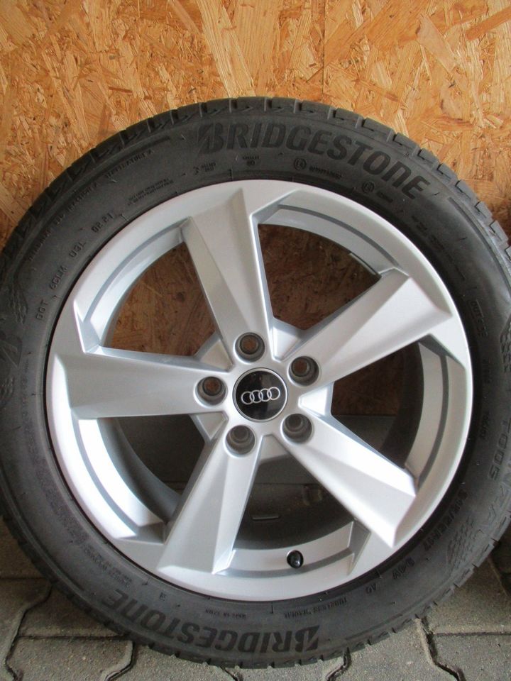 Sommerreifen 215/55 R17 auf Alufelgen 7,0Jx17H2 ET45 Audi Q2 in Aichach