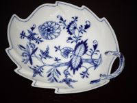 Meissen Zwiebelmuster seltene alte Blattschale 23 cm ( SEHR GUT ) Hamburg-Mitte - Hamburg St. Georg Vorschau