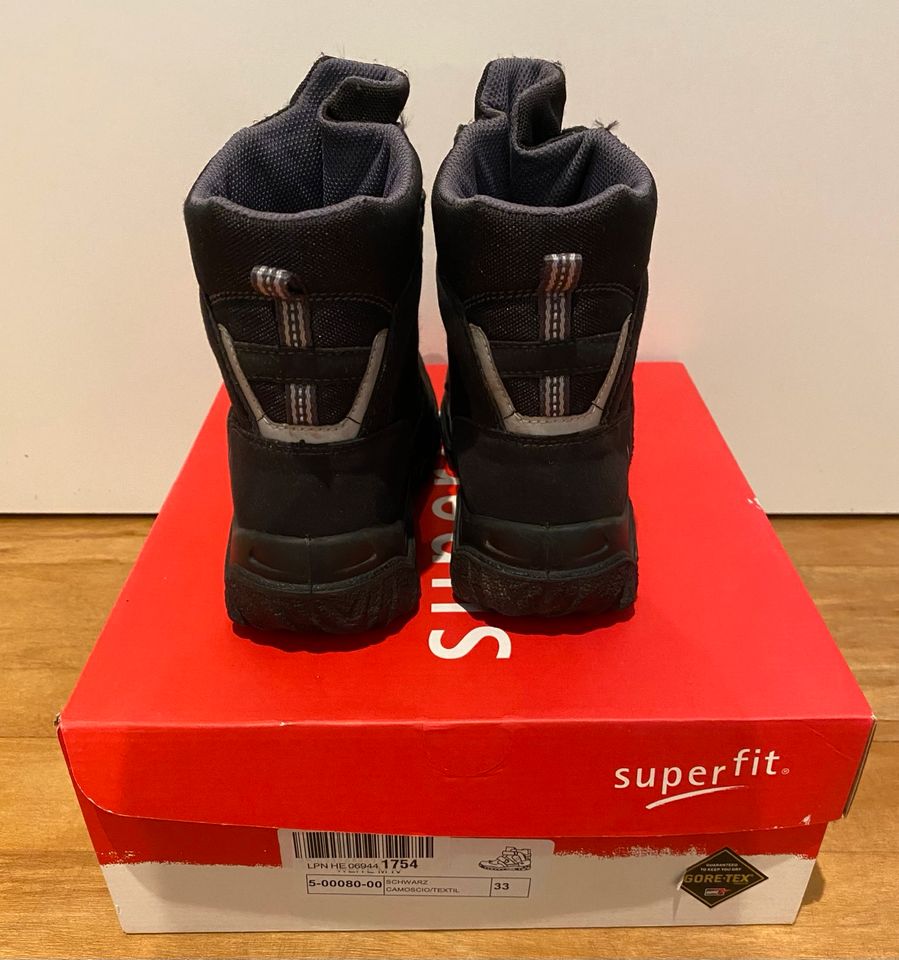 SUPERFIT HUSKY SCHNEESTIEFEL GR. 33 JUNGEN warm gefüttert 500080 in Hanau