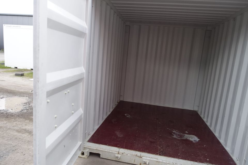 10 Fuß Lagercontainer, Seecontainer, Materialcontainer - RAL 7035 in Groß-Gerau