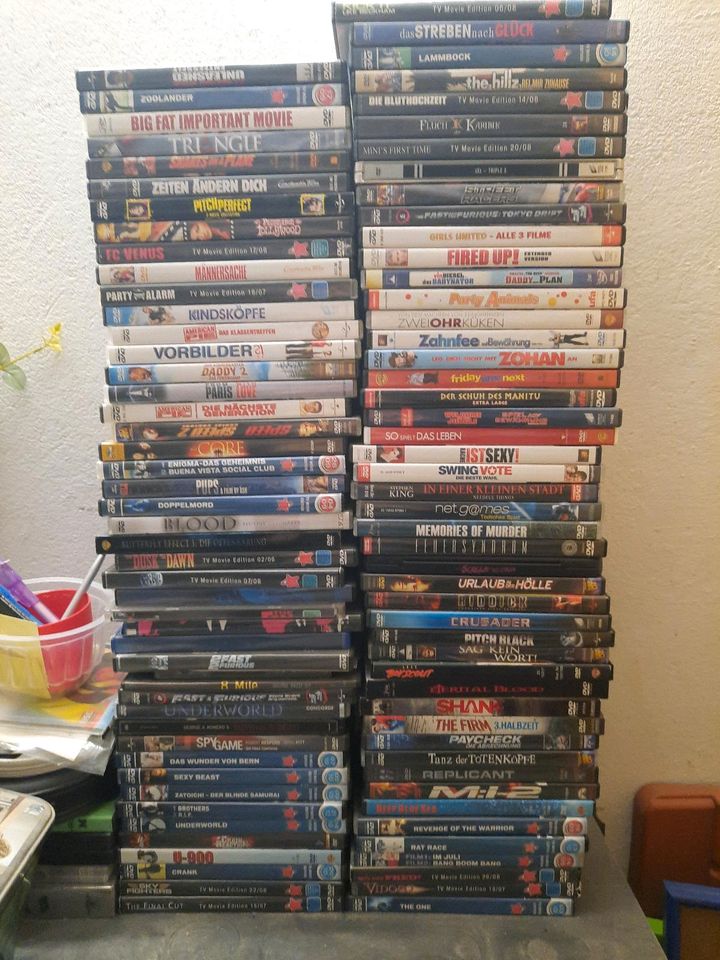 Viele verschiedene DVDs in Wildau