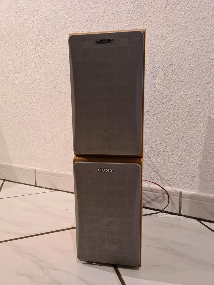 2 Sony Lautsprecher Boxen 6 Ohm SS-CCP1 in Sendenhorst