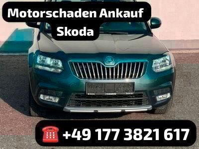 Motorschaden Ankauf Skoda Yeti Octavia Fabia RS Super B Rapid TDI in Furtwangen