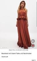 NA-KD Abendkleid Gr. 32/34 Neckholder rot/braun Dresden - Neustadt Vorschau