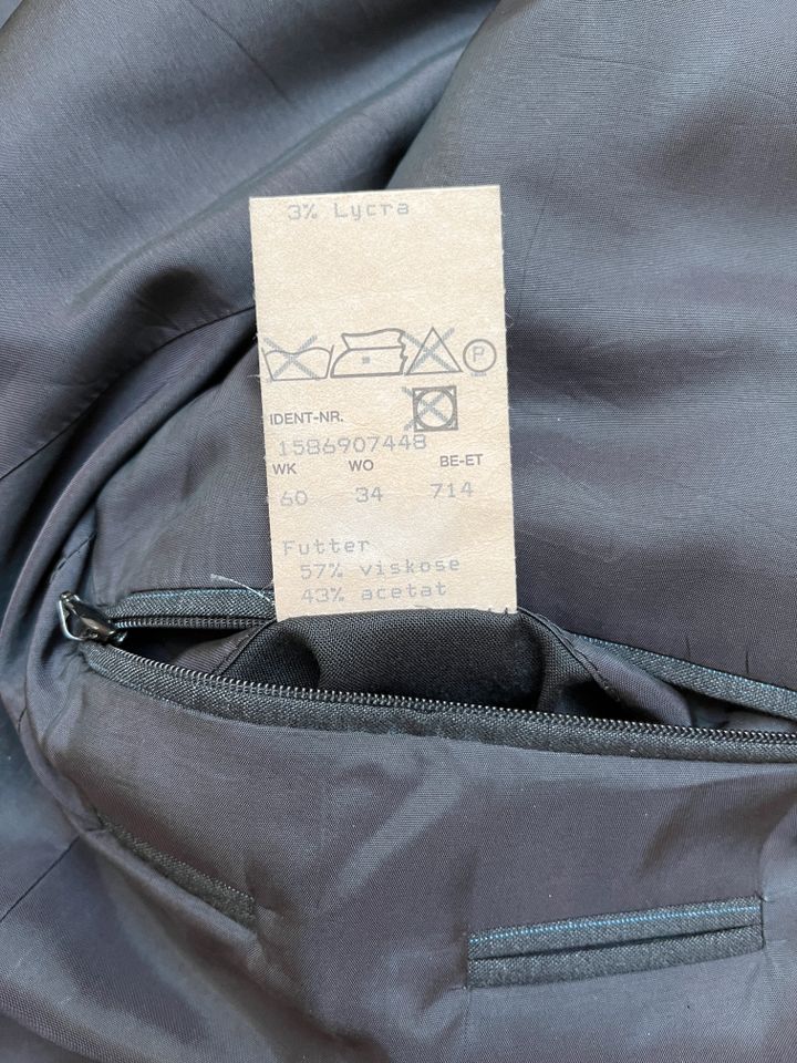 Herren Jacket Sakko Strellson Travel-Suit Größe 25 Schurwolle in Friedrichsdorf