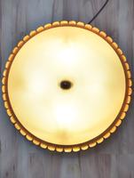 1 XXL Leuchter Lampe Saal DDR 1950 er Antik Retro Rarität Vintage Sachsen - Pegau Vorschau