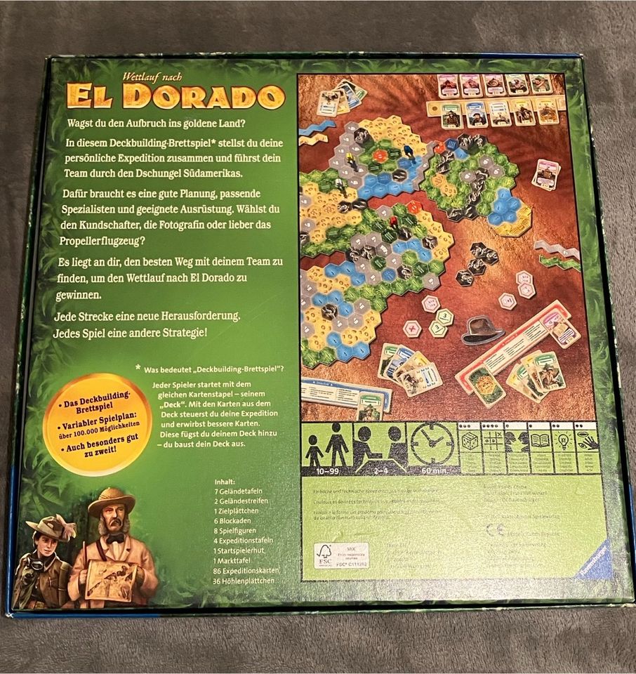 Brettspiel Wettlauf nach El Dorado in Kottenheim