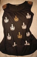 QED London T-Shirt schwarz, silber, gold Kronen M Nordrhein-Westfalen - Langenfeld Vorschau