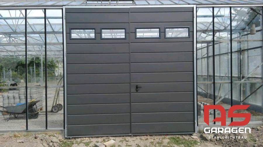 Schwingtor Hoftor container Garagentor haustür trapezblech rolltor schwingtor pflug Schiebetür sektionaltor hallentor gartentor gartentür garagentür doppelflügeltor tor carport hundebox in Falkenberg/Elster