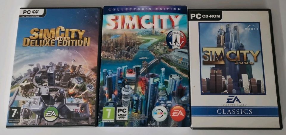 Spiele Sammlung SIMCITY für PC in Wutöschingen