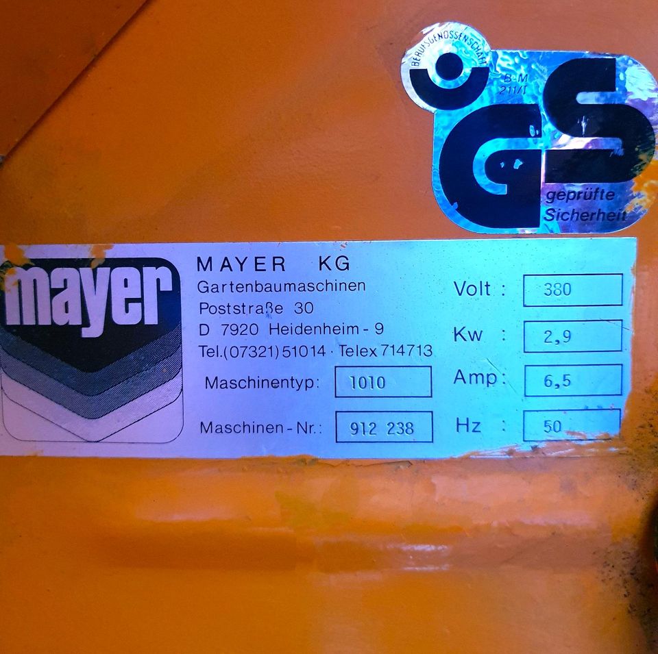 Mayer 1010 Topfmaschine - gepflegter Zustand in Ulm