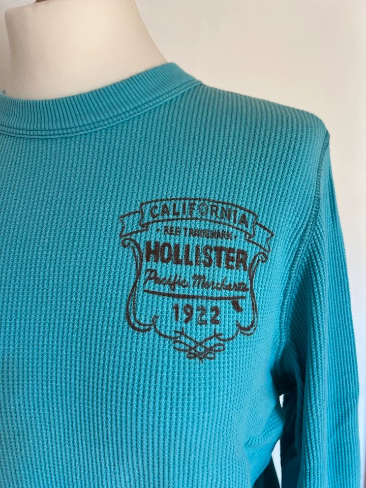 Hollister Langarm Shirt Herren blau in Siegen