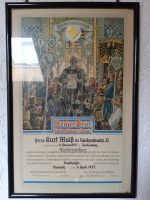 Meisterbrief aus dem Deutschen Reich (vor dem 2. Weltkrieg) Bayern - Kirchenlamitz Vorschau