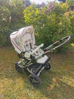 Kinderwagen /Sportwagen Hartan Topline S weiß kariert Kunstleder Brandenburg - Havelsee Vorschau
