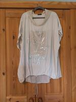 Tredy Zukauf Made in Italy Shirt Blusenshirt  Gr.4 wie neu  beige Nordrhein-Westfalen - Warendorf Vorschau
