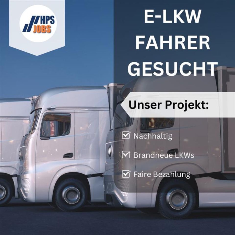 Barsinghausen Nahverkehr LKW-Fahrer für E-LKW Berufskraftfahrer in Barsinghausen