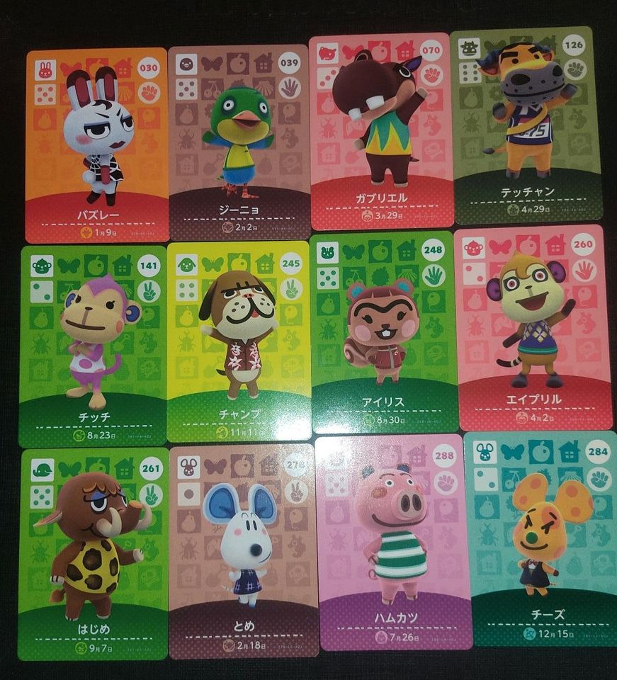 Animal Crossing Amiibo Karten 65 Original Karten für 30€ in Meerbusch