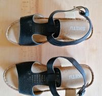 Sandalette mit Keilabsatz, dunkelblau, neu, Sonderangebot, Gr. 38 Sachsen - Kirschau Vorschau