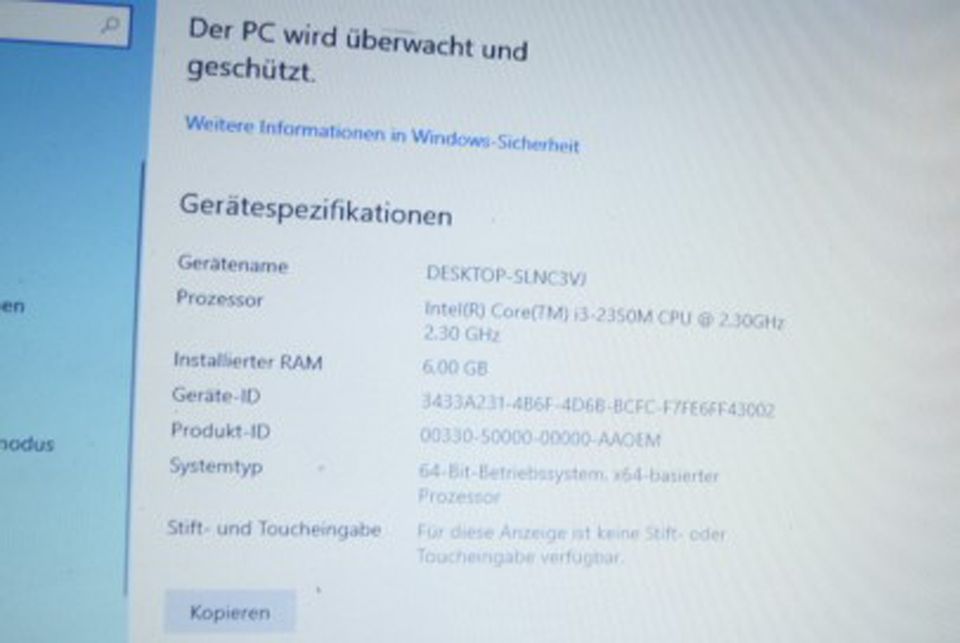 Notebook HP Probook 4530s. Mit Win 10 Pro.  Nr.149 in Lichtenau