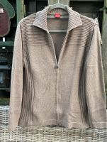 ☀️ Olsen ☀️ Strickjacke - hellbraun Rippenstrick - Gr. 40 / 42 Bayern - Anzing Vorschau