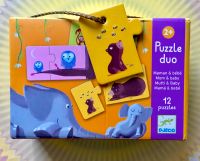 12 DJECO Puzzles, Duo Mutter&Baby (ab 2 Jahren) Oster Geschenk Niedersachsen - Hatten Vorschau