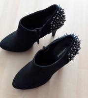 Graceland Hochfrontpumps Velours Schwarz Glitzerdetails Größe 38 Pankow - Weissensee Vorschau
