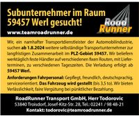 Subunternehmer im Raum 59457 Werl gesucht! Nordrhein-Westfalen - Werl Vorschau