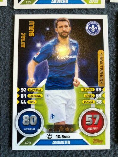 47x Topps Match Attax Bundesliga 2016-2017 Trading Cards (K) in Harsdorf