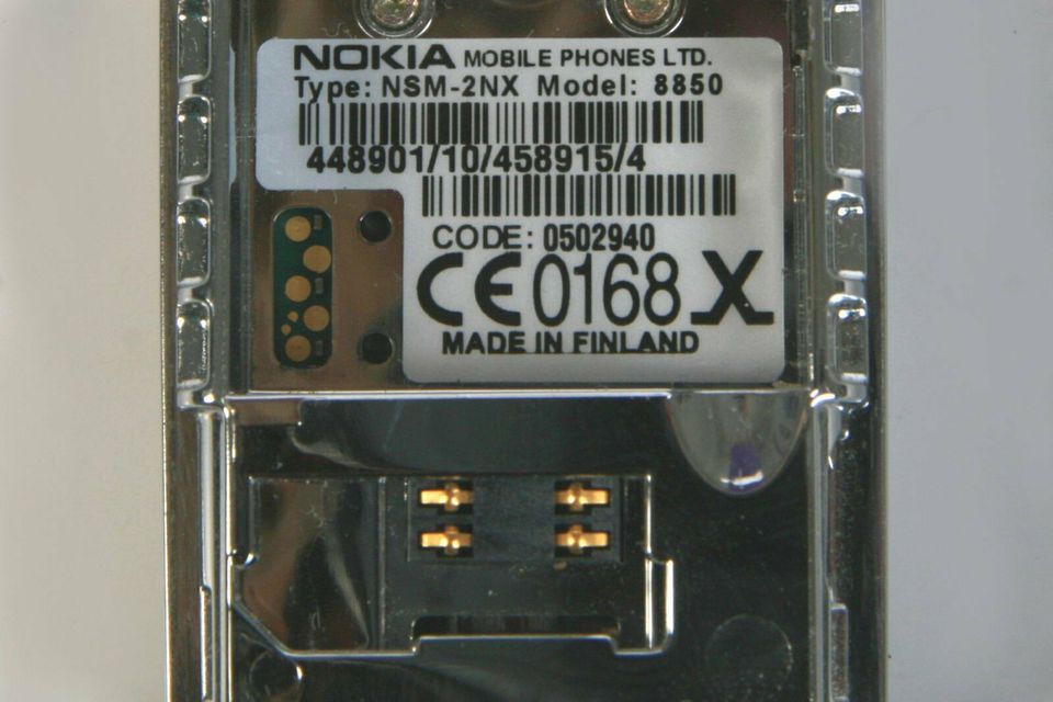 Nokia 8850 Handy Phone ohne Simlock Titan-Silber RARITÄT Bedienun in Berching