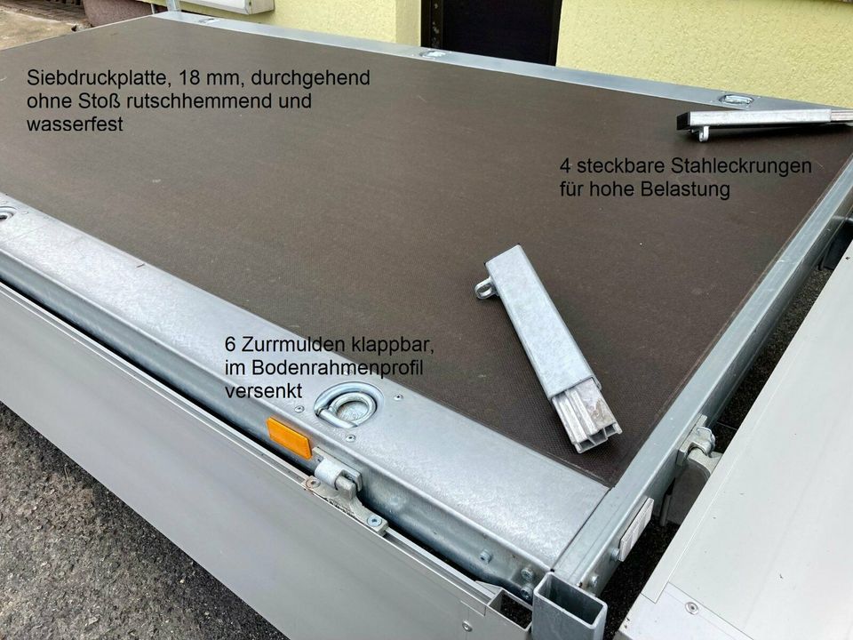 Pkw Anhänger UNSINN U22 | 2,76x1,50m | 2000kg | Profi-Hochlader in Cottbus