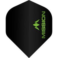 MISSION LOGO STD NO2 BLACK & GREEN - DART FLIGHTS Saarland - Bexbach Vorschau