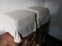 Hocker im 2 Set Karohocker Sitzwürfel Sitzmöbel Wohnzimmer Sachsen - Neukirchen/Erzgeb Vorschau