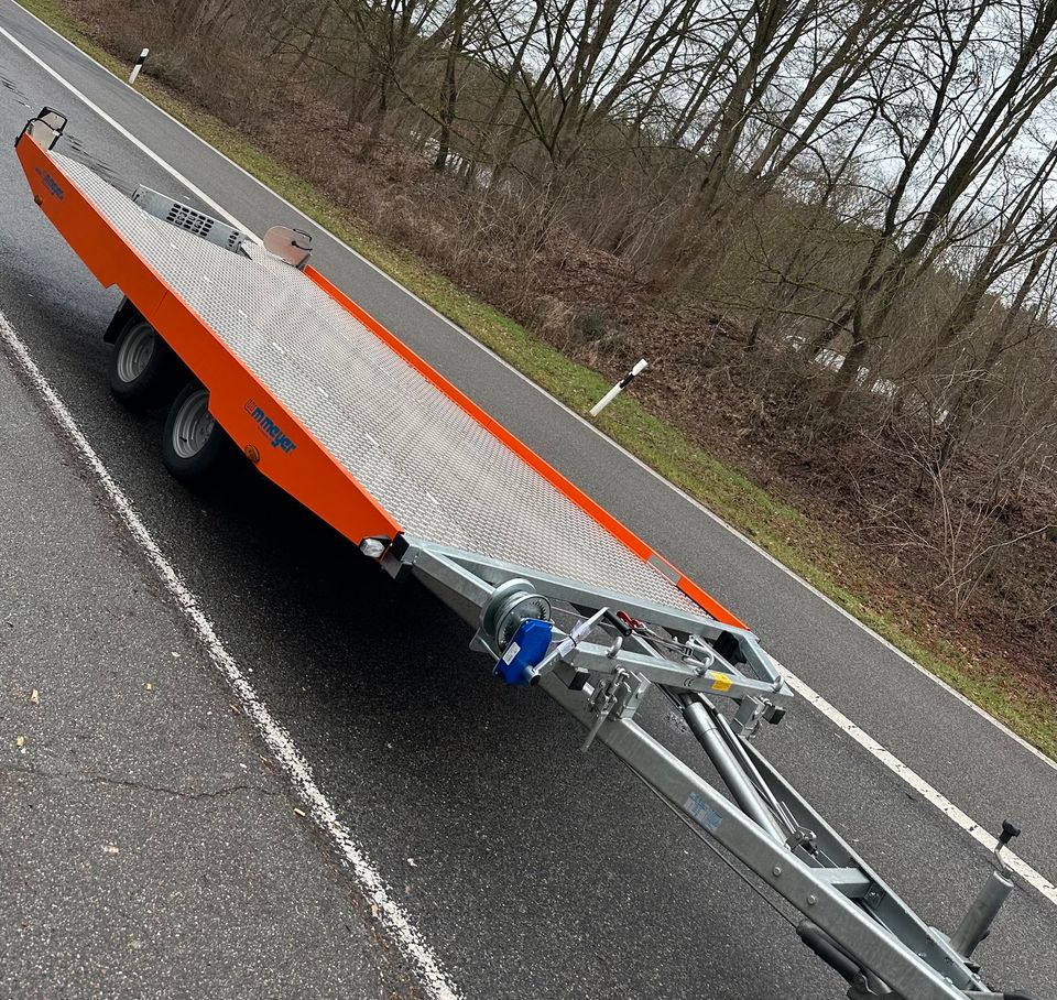 Autotransportanhänger / Tieflader / Trailer / Mieten / Ausleihen in Hofheim Unterfr.