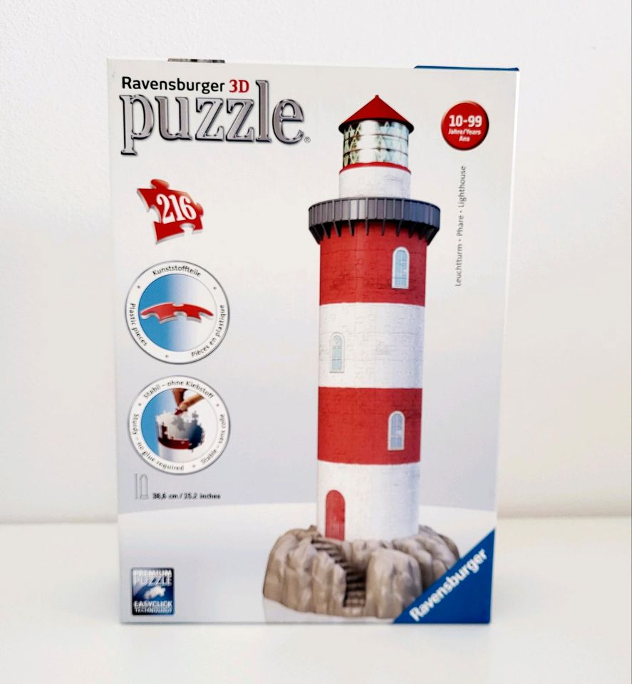 Ravensburger 3D Puzzle  Leuchtturm - 216 Teile in Kaisheim