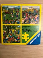 Nostalgie Puzzle Ravensburger - „Ernte“ (1977) 3*49 Teile Kr. München - Kirchheim bei München Vorschau