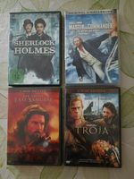 4 DVD's Sherlock Holmes, Master&Commander,Last Samurai,Troja Hannover - Misburg-Anderten Vorschau