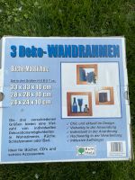 Deko Wandrahmen Set aus 3 Stück Sachsen-Anhalt - Magdeburg Vorschau